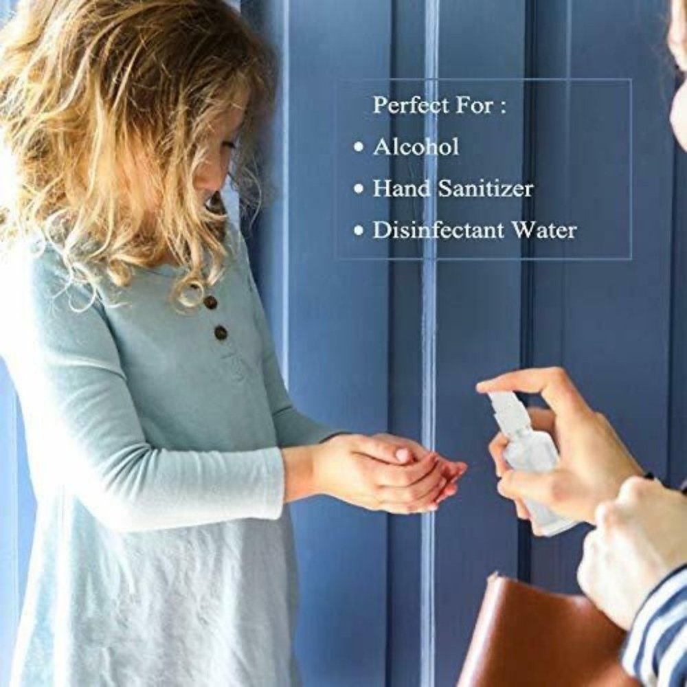 Glass Frosted Travel Spray Bottle Set
